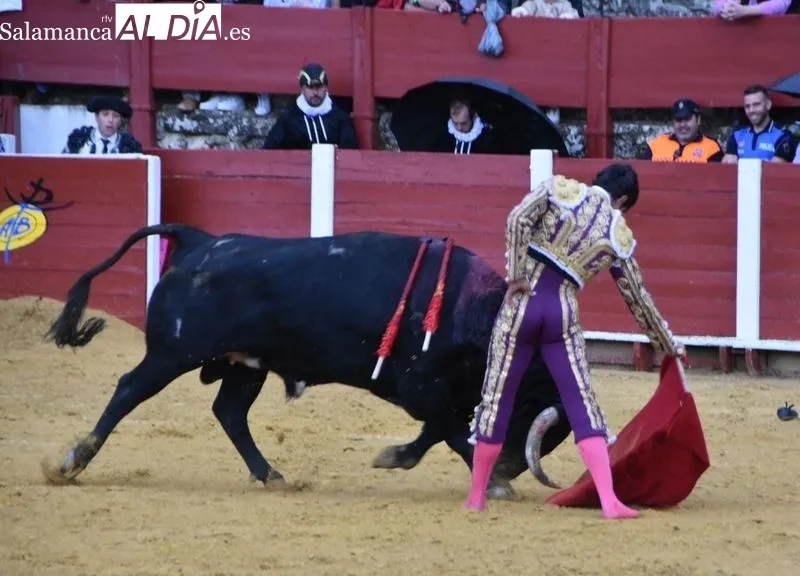 Foto 2 - Suspendida la corrida de B&eacute;jar tras la lidia del cuarto por la tremenda lluvia 