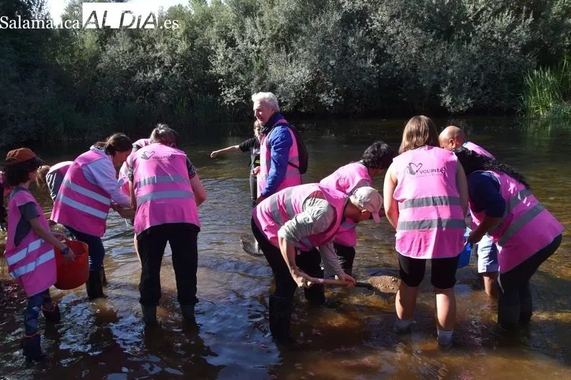 Voluntariado ambiental en la ribera del Tormes