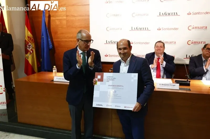 Entrega del Premio Pyme del Año 2022 en la Cámara de Comercio. Foto de David Sañudo