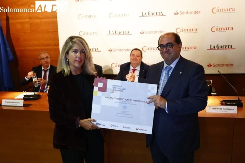 Entrega del Premio Pyme del Año 2022 en la Cámara de Comercio. Foto de David Sañudo
