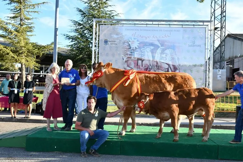 Entrega de premios de la 33 Exposición de Ganado Puro en la Feria Salamaq. Foto Salamaq