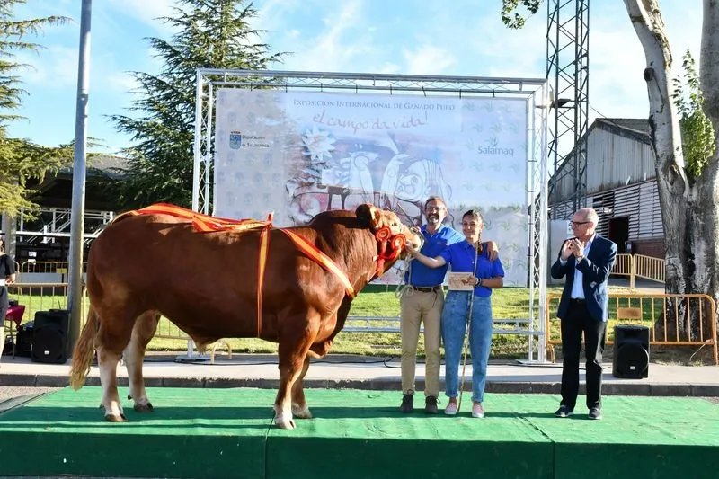 Entrega de premios de la 33 Exposición de Ganado Puro en la Feria Salamaq. Foto Salamaq