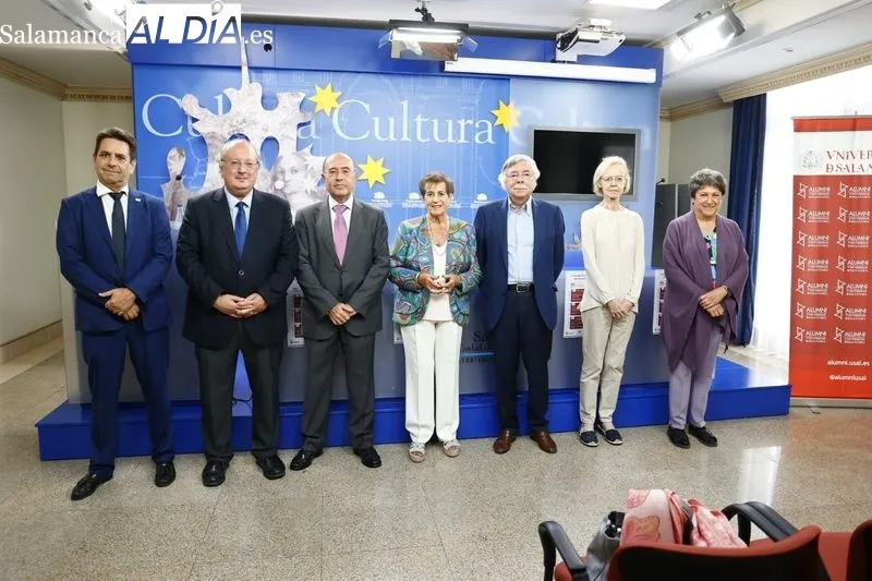 Presentación del ciclo de conferencias sobre Antonio de Nebrija organizado por el Ayuntamiento y por Alumni Universidad de Salamanca. Foto de David Sañudo