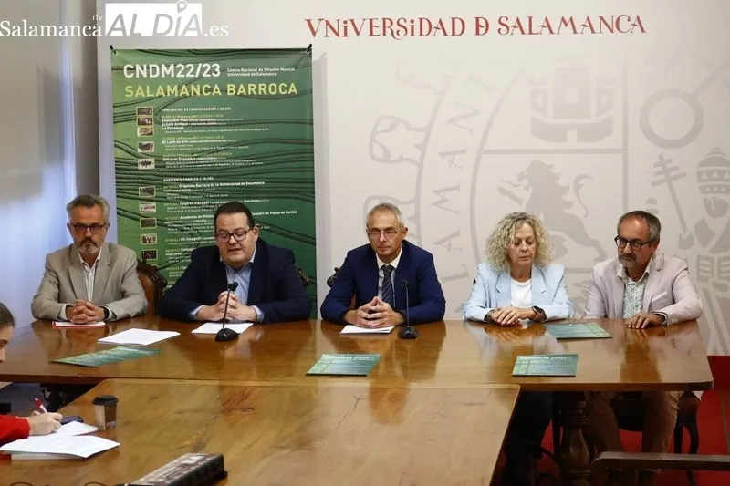 Presentación del ciclo Salamanca Barroca en la Universidad de Salamanca. Foto de David Sañudo