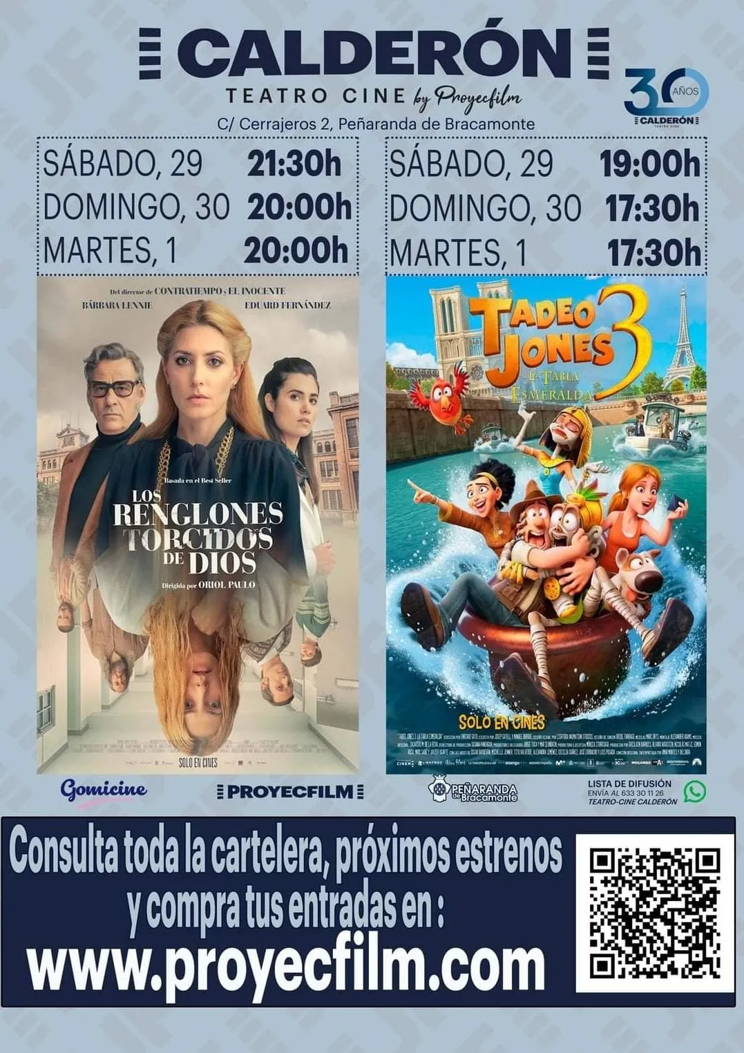 Foto 2 - Vuelve el cine a Pe&ntilde;aranda y con los estrenos m&aacute;s punteros cada semana