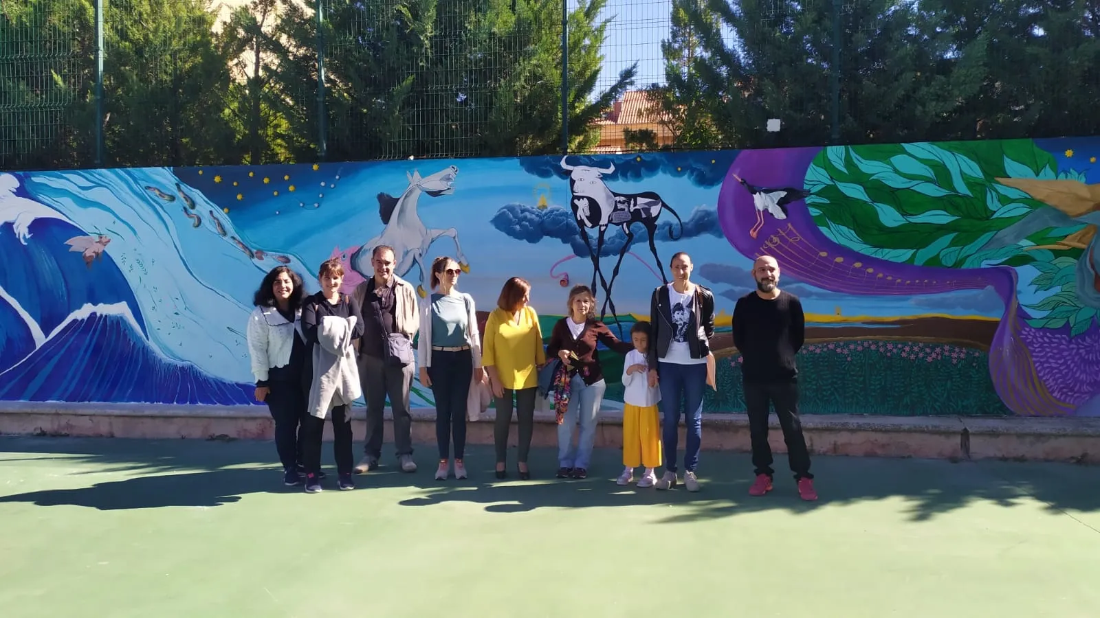 Foto 4 - La Casa del Arte y el gran mural de La Huerta, protagonistas de las visitas tur&iacute;sticas dentro del programa de fiestas patronales 