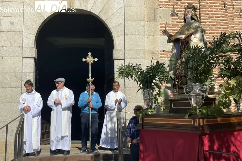 La procesiòn de Santa Teresa ha vuelto este 15 de octubre a Peñaranda