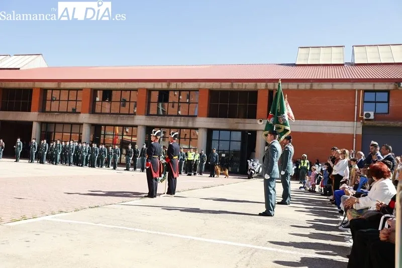 Celebración de la festividad de la Virgen del Pilar, patrona de la Guardia Civil, en Salamanca. Fotos: David Sañudo
