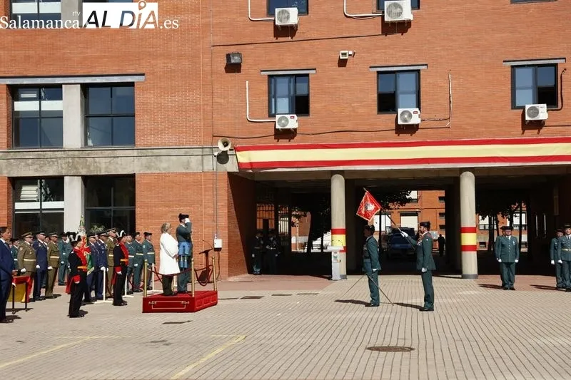 Celebración de la festividad de la Virgen del Pilar, patrona de la Guardia Civil, en Salamanca. Fotos: David Sañudo