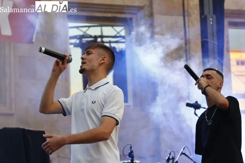 El Farinato Rock ha vuelto a celebrarse en la plaza San Román. Fotos: David Sañudo