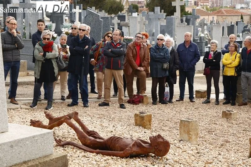 La Asociación Salamanca Memoria y Justicia amplia el Memorial del cementerio San Carlos Borromeo de Salamanca. Fotos: David Sañudo