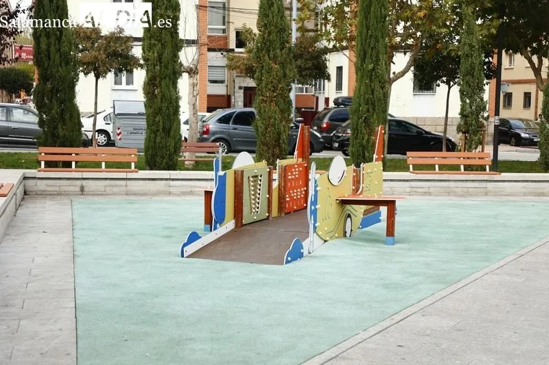 Imágenes de varios parques de Salamanca en la tarde de este domingo. Fotos: David Sañudo
