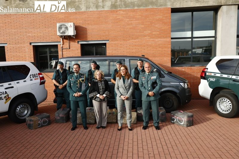 La Guardia Civil de Salamanca incauta 330 kilos de hachís, cuyo valor en el mercado superaría los 2 millones de euros 