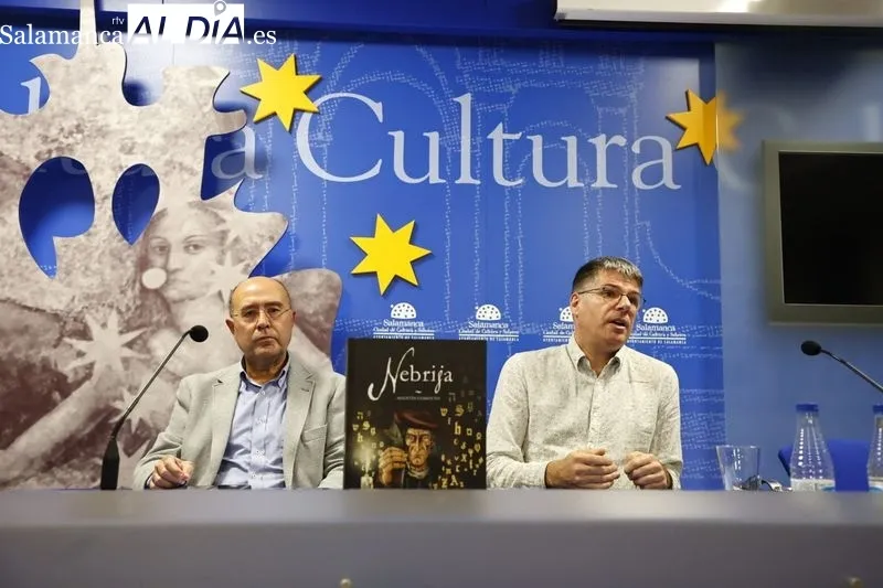 Agustín Comotto, en la presentación del cómic 'Nebrija'. Fotos: David Sañudo