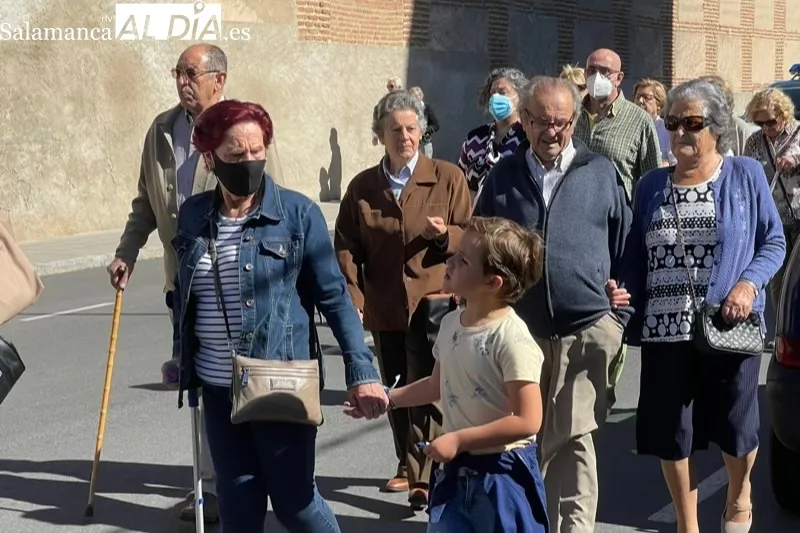La procesiòn de Santa Teresa ha vuelto este 15 de octubre a Peñaranda
