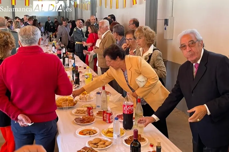 La Guardia Civil de Peñaranda festejaba a su patrona, la Virgen del Pilar