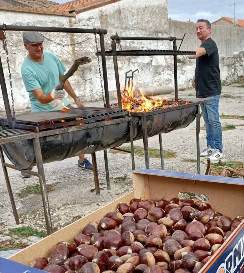 Salmoral organizaba este sábado su fiesta del Magosto