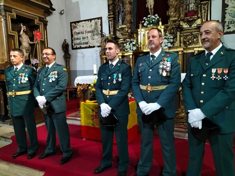 Celebración de la patrona de la Guardia Civil en San Pedro de Rozados