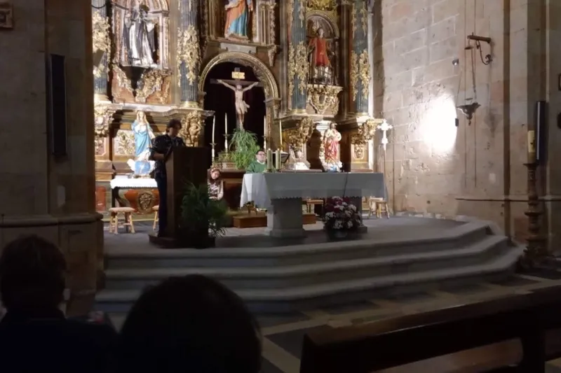 Cantalpino despide a su parroco durante 17 años, Anastasio Fariza
