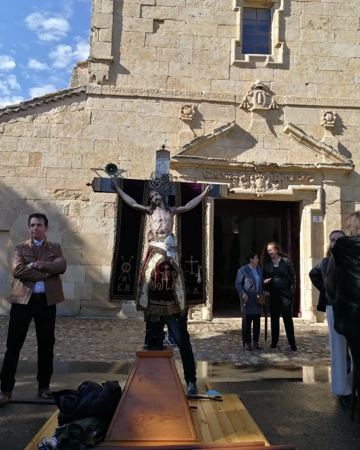 El Cristo de Hornillos volvía a procesionar en Arabayona