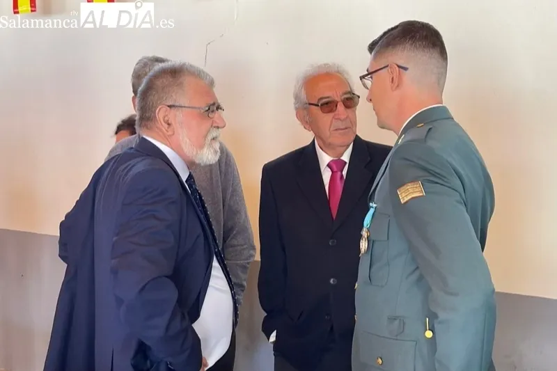 La Guardia Civil de Peñaranda festejaba a su patrona, la Virgen del Pilar