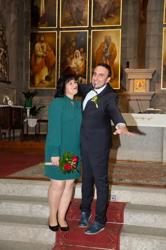 Teo Marcos y Teresa, junto a sus hijos Paula y Alejandro, celebraban sus bodas de plata