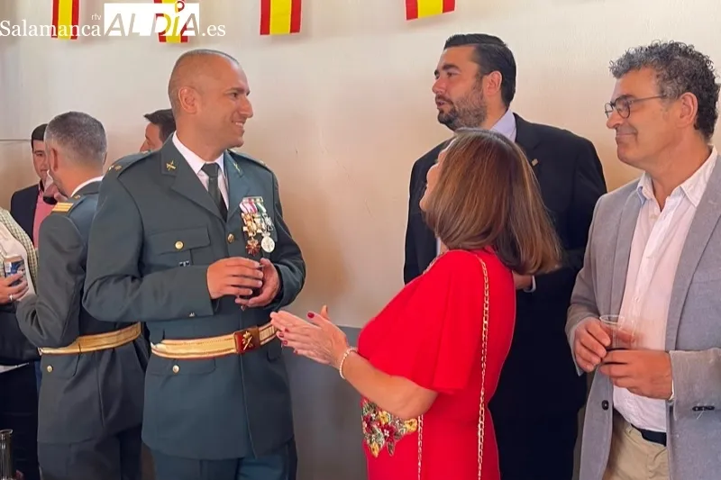 La Guardia Civil de Peñaranda festejaba a su patrona, la Virgen del Pilar
