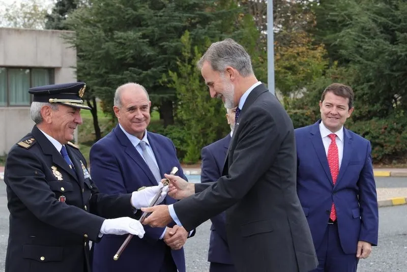 Inauguración en Ávila del Primer Curso del Centro Universitario de Formación de la Policía Nacional. Fotos JCYL y Casa Real