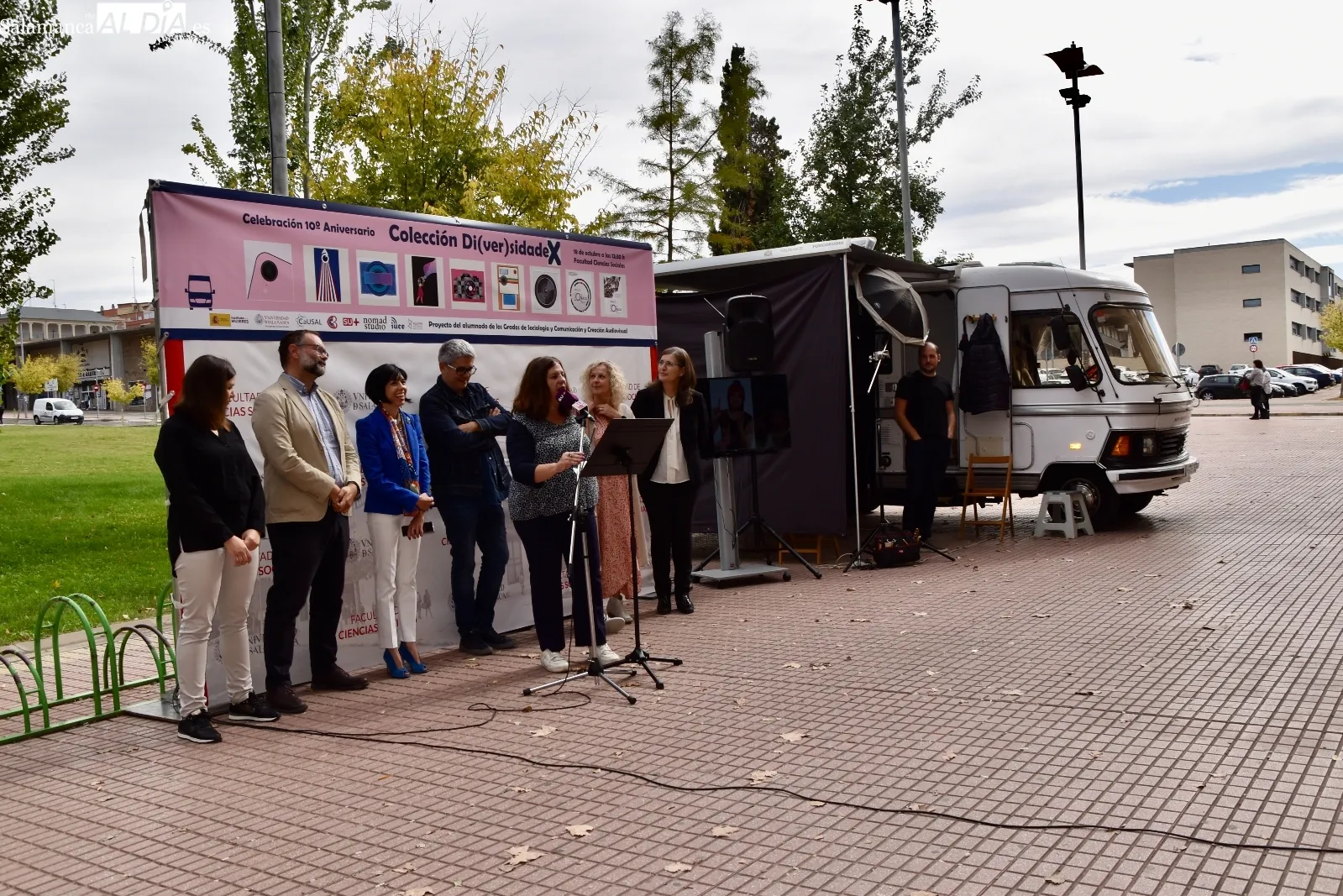 Celebración en el Campus Unamuno del décimo aniversario de la Colección Di(ver)sidades. Foto de Vanesa Martins