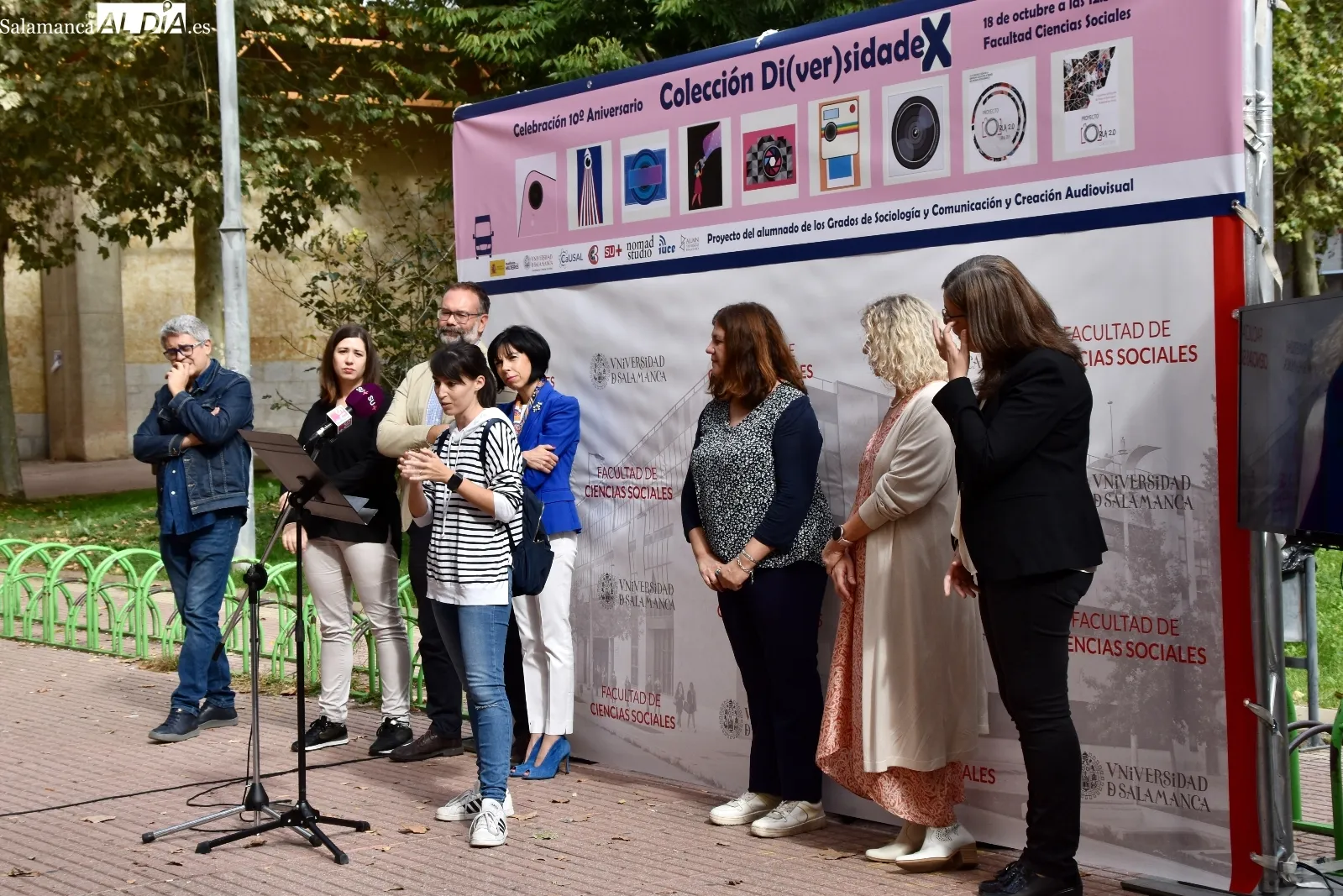 Celebración en el Campus Unamuno del décimo aniversario de la Colección Di(ver)sidades. Foto de Vanesa Martins