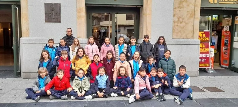 Los alumnos/as de 3º y 4º de Primaria del Colegio San Juan Bosco de Salamanca, en el Teatro Liceo