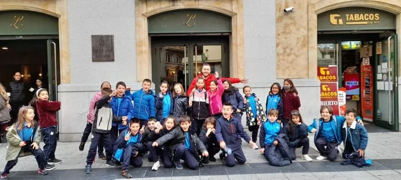 Los alumnos/as de 3º y 4º de Primaria del Colegio San Juan Bosco de Salamanca, en el Teatro Liceo