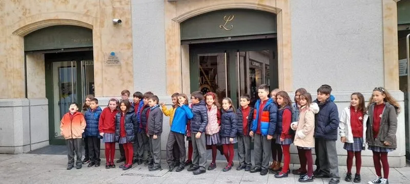Los alumnos/as de 3º y 4º de Primaria del Colegio San Juan Bosco de Salamanca, en el Teatro Liceo