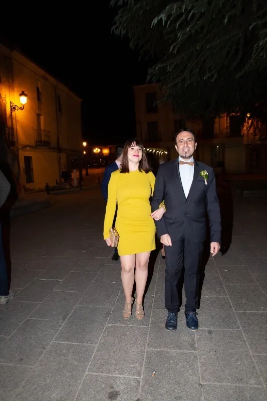 Teo Marcos y Teresa, junto a sus hijos Paula y Alejandro, celebraban sus bodas de plata
