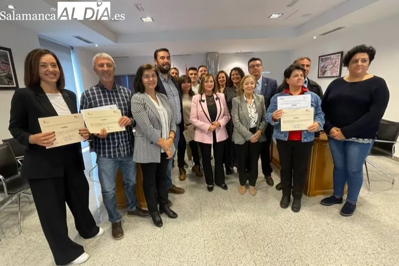 Los integrantes del programa Ecopintura Peñaranda han recibido su certificado de profesionalidad 