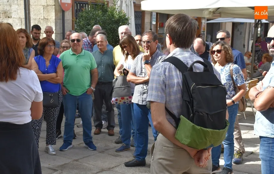Foto 2 - Los trabajadores del Servicio Territorial de Medio Ambiente festejan a su patr&oacute;n en Ciudad Rodrigo