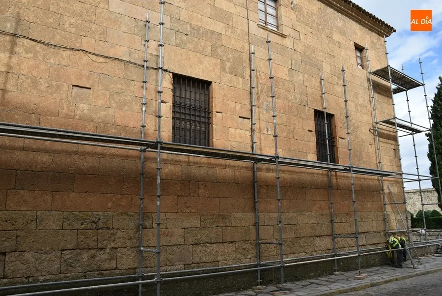 Foto 4 - Desplegados los andamios para la intervenci&oacute;n en la Catedral de Santa Mar&iacute;a