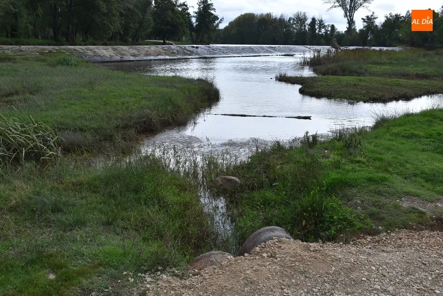 Foto 6 - El caudal del &Aacute;gueda, en m&iacute;nimos antes de la llegada de la borrasca Armand