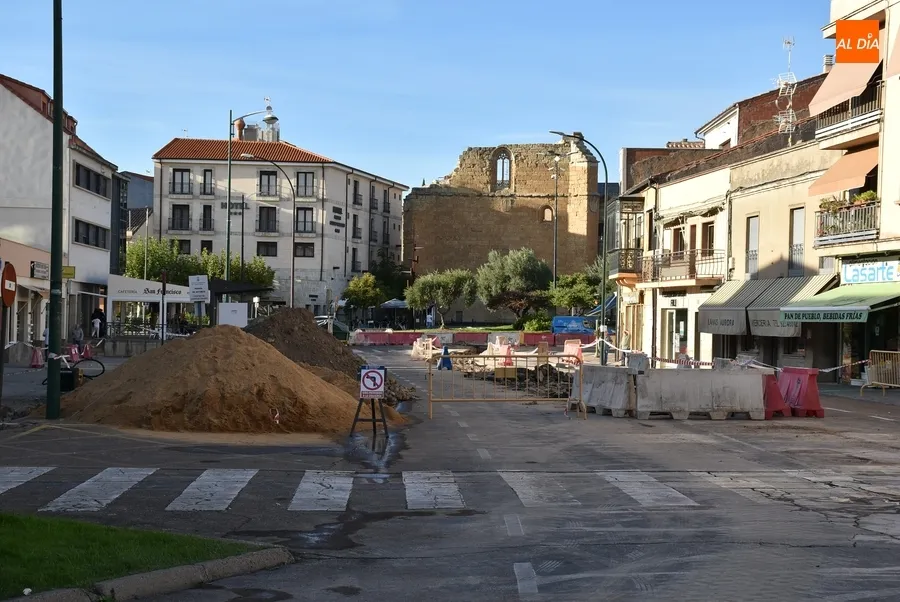 Foto 5 - Cortada al tr&aacute;fico la Avenida de Espa&ntilde;a entre El Cruce y la confluencia con Campo de Toledo