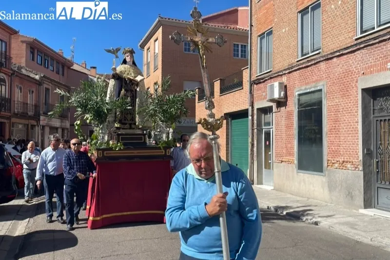 La procesiòn de Santa Teresa ha vuelto este 15 de octubre a Peñaranda