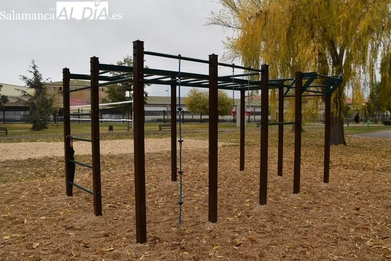 Zonas para el ejercicio físico en el Parque de Los Jesuítas | Fotos: Vanesa Martins