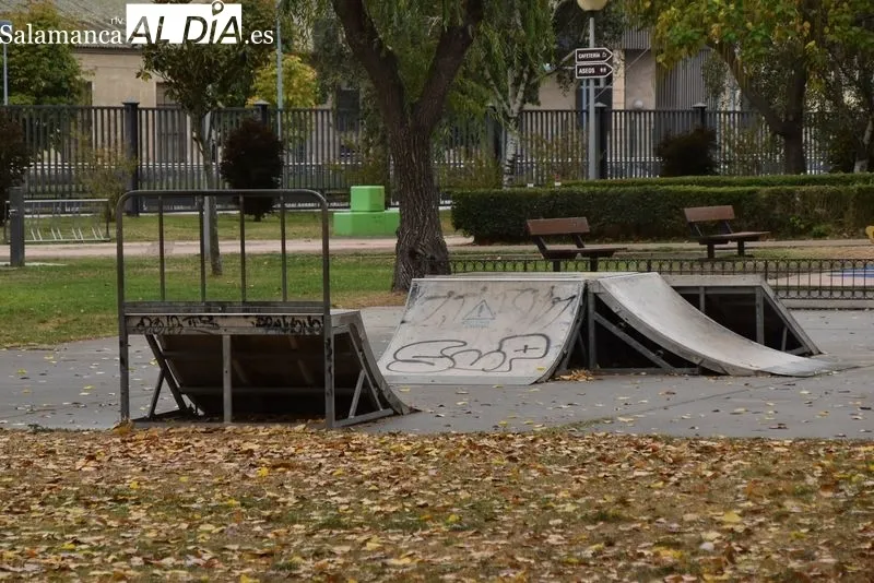 Zonas para el ejercicio físico en el Parque de Los Jesuítas | Fotos: Vanesa Martins