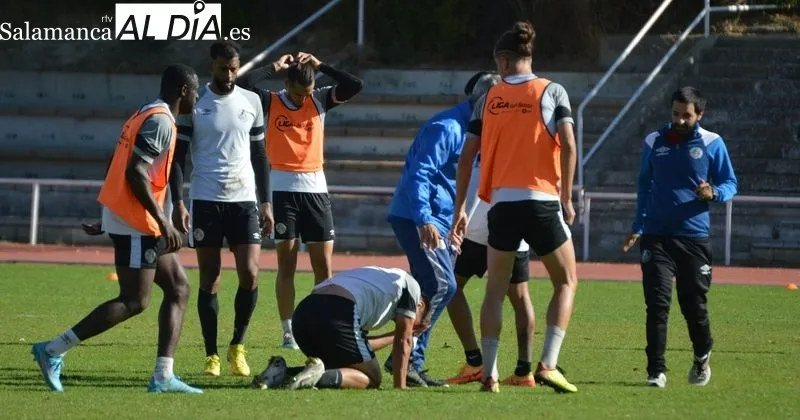 Foto 15 - Las pruebas de Mar&iacute;a para el Salamanca UDS - Bembibre: Gustavo, F&aacute;bio, Jony, Mati...