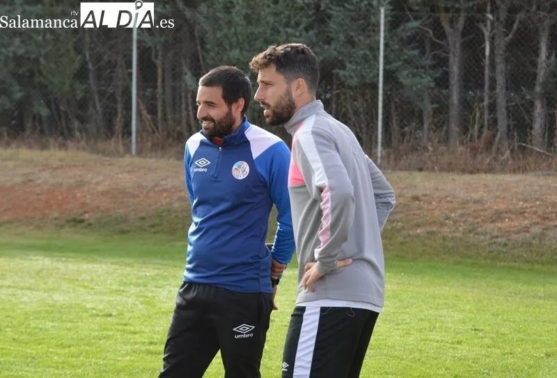 Foto 9 - Diego Benito sigue trabajando al margen de la plantilla del Salamanca UDS