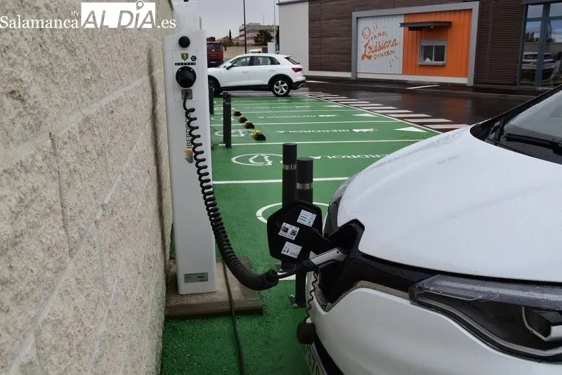 Aparcamiento para coches eléctricos Parque Comercial La Atalaya de Tormes