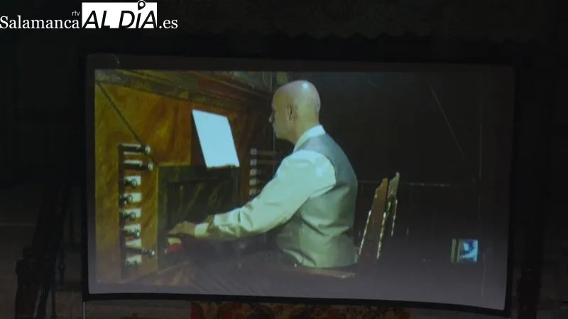 Concierto del organista David Largo en la iglesia de Lumbrales