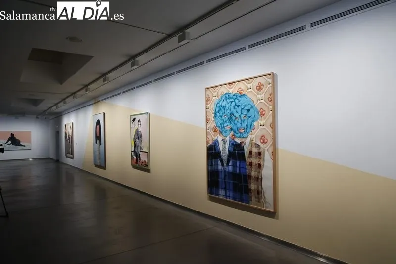 Inauguración en el DA2 de la muestra de todas las obras ganadoras de los Premios BMW de Pintura, desde su primera edición en 1986 hasta la última de 2022. Foto de David Sañudo