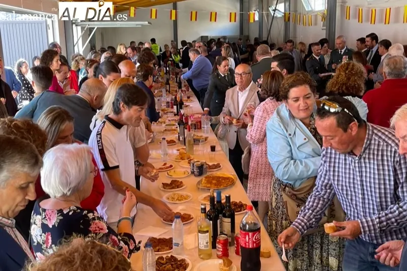 La Guardia Civil de Peñaranda festejaba a su patrona, la Virgen del Pilar