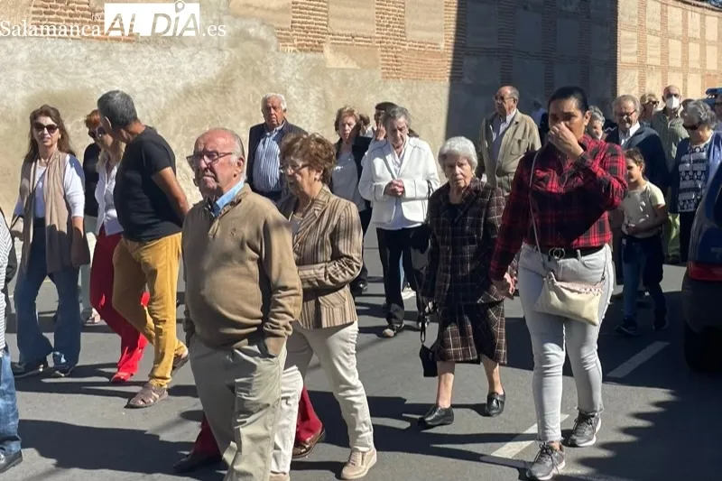 La procesiòn de Santa Teresa ha vuelto este 15 de octubre a Peñaranda