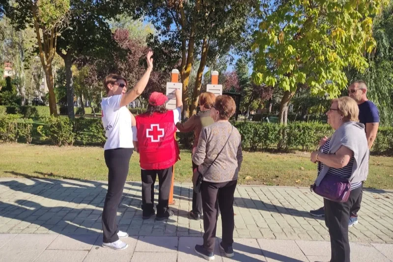 Cruz Roja ofrece consejos para el correcto manejo del gimnasio biosaludable